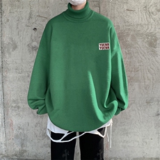 抖音供货、现货秋季冬高领毛衣宽松打底衫D223A-MG2312-特P45，男装针织衫/毛衣，电商019-1