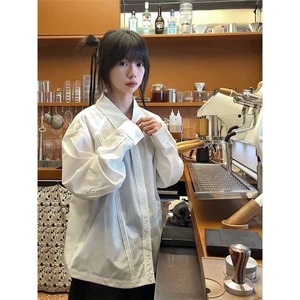 新款！高质量简约永生花刺绣衬衫男小众设计高级感长袖上衣 C6712图片