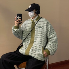 复古设计感小众两面穿外套男春季宽松百搭棒球服夹克上衣WJ52-P68，男装夹克，星座1008-1
