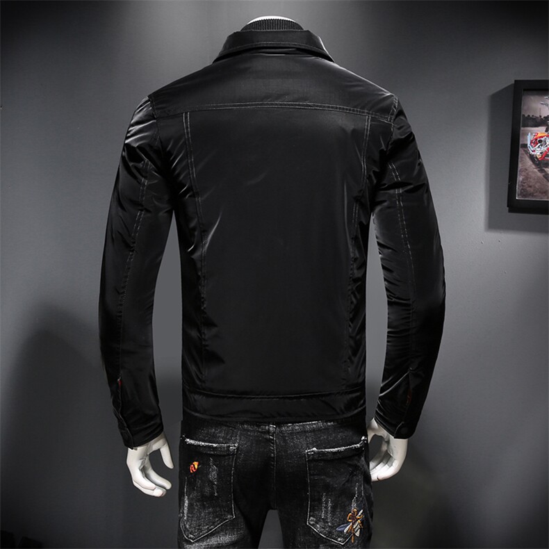 7126冬季新款潮男个性翻领羽绒服个性徽章刺绣白鸭绒外套P315,男装羽绒服,钱塘2010-1