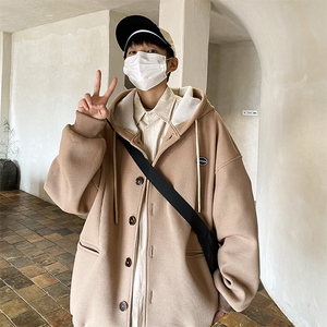 美式复古卫衣男春季设计感潮牌百搭开衫夹克外套-JK23102-P65控88图片