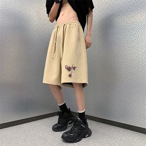 红玫瑰直播抖音得物高品质菠萝格运动男休闲短裤K016特P25图片