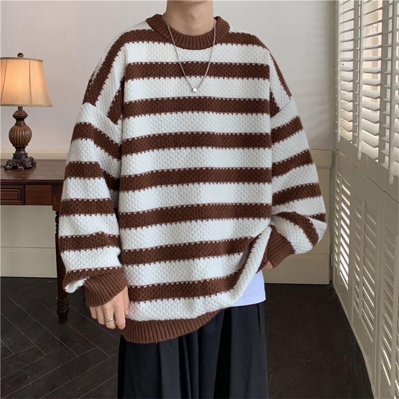现货现货宽松圆领毛衣男秋冬百搭针织衫D329-QM802-P65控88,男装针织衫/毛衣,电商D329