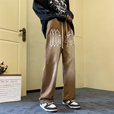 牛仔裤男秋季潮大码休闲裤子高街NK571P45，男装牛仔裤，星座1116-2