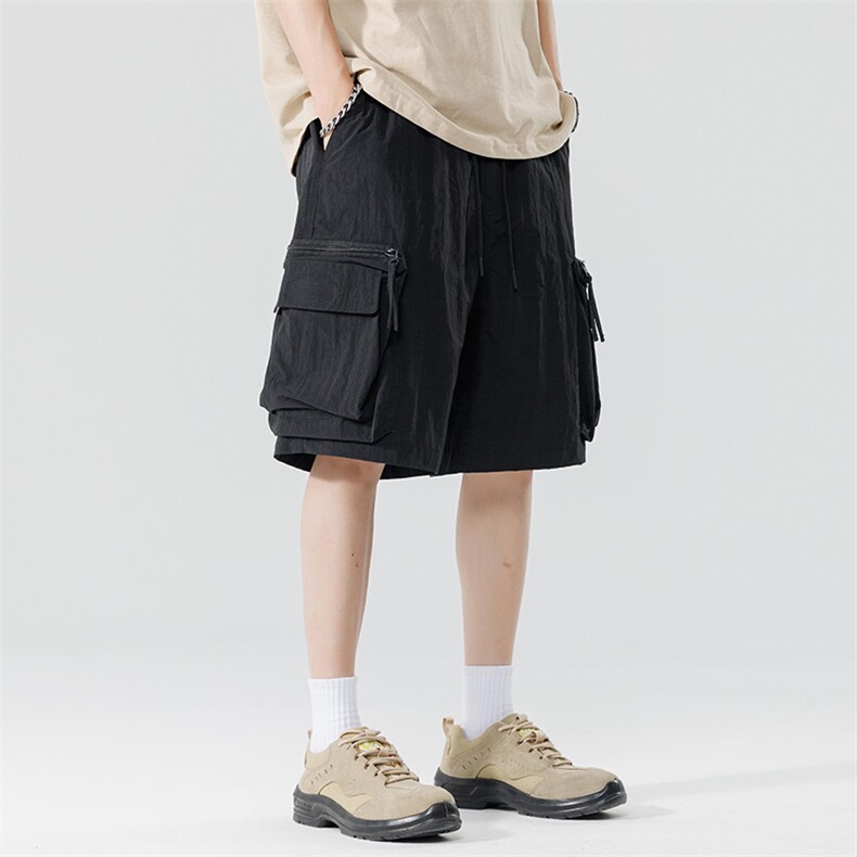 短裤夏季薄款阔腿工装裤运动休闲速干直筒裤A436-5271-P5578,男装牛仔裤,电商A436