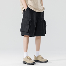 短裤夏季薄款阔腿工装裤运动休闲速干直筒裤A436-5271-P5578，男装牛仔裤，电商A436