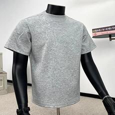 2025夏季宽松百搭潮流设计感短袖T恤纯棉310A-4-T103-特批30，男装T恤，星座310A-4
