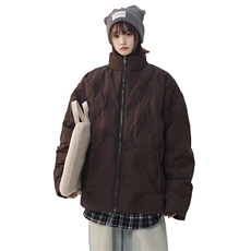 港风情侣定制面料L保暖立领羽绒服外套225-2-Y205-P255控328，男装羽绒服，星座225-2