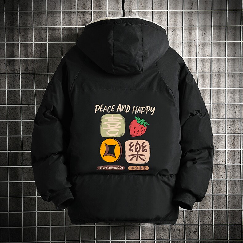 控128加绒面包服男大码羊羔毛棉衣男MY16322-P100,男装棉衣,电商A040A