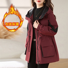 现货！棉衣女2025年冬季新款加绒加厚棉服外套，女装棉衣/棉服，慕咨