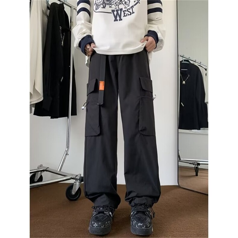 工装百搭休闲裤男高街潮流户外冲锋裤长裤子G4007/P40，男装工装外套，电商D202-1