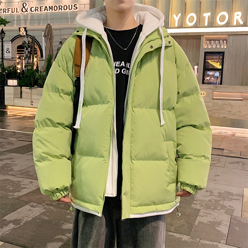 港风夜景2026冬季宽松假两件情侣装棉服棉衣加厚外套M062-P70,男装棉衣,星座717