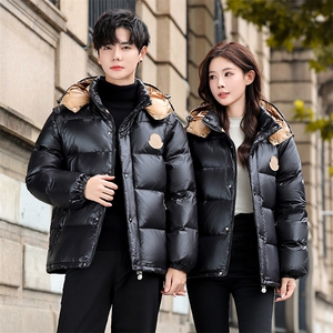 冬季新品时尚情侣潮流百搭连帽可拆卸多功能羽绒服保暖外套男P150图片