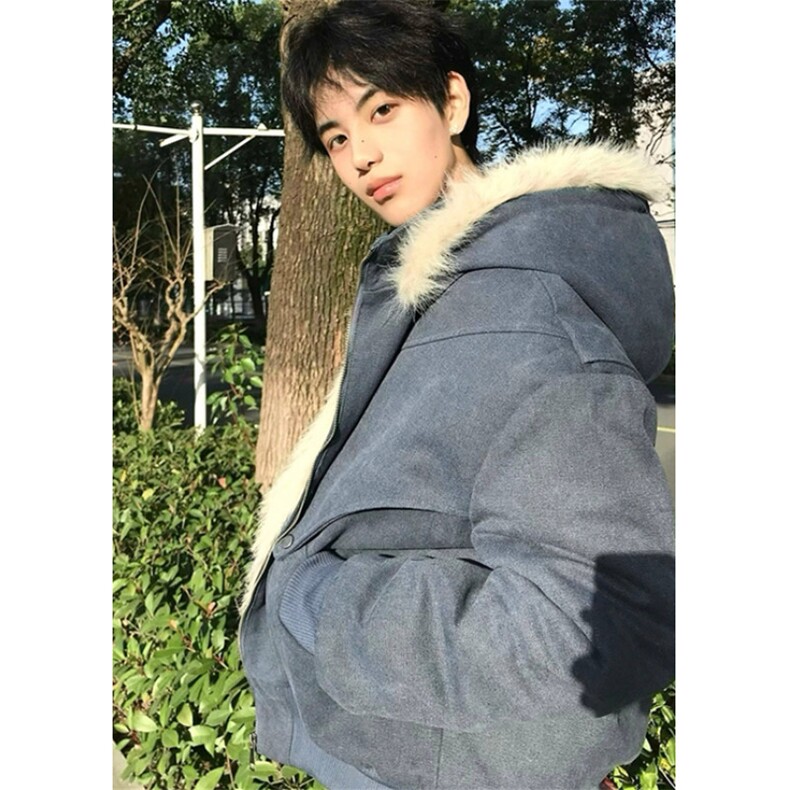 座山雕外套棉服男款冬季小众多形态穿法御寒保暖棉衣 JS5048图片