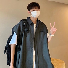 工装马甲男ins潮牌韩版潮流宽松夏季薄款无袖背心B327P30，男装背心/马甲，星座1116-2