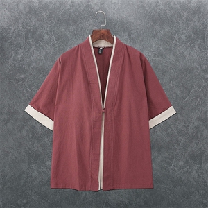 2025男士汉服五分袖T恤唐装古风风QT2026-M125-P25图片