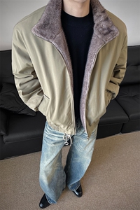 情侣装两面穿双色貂毛座山雕棉衣冬季男装大码外套S530特118图片