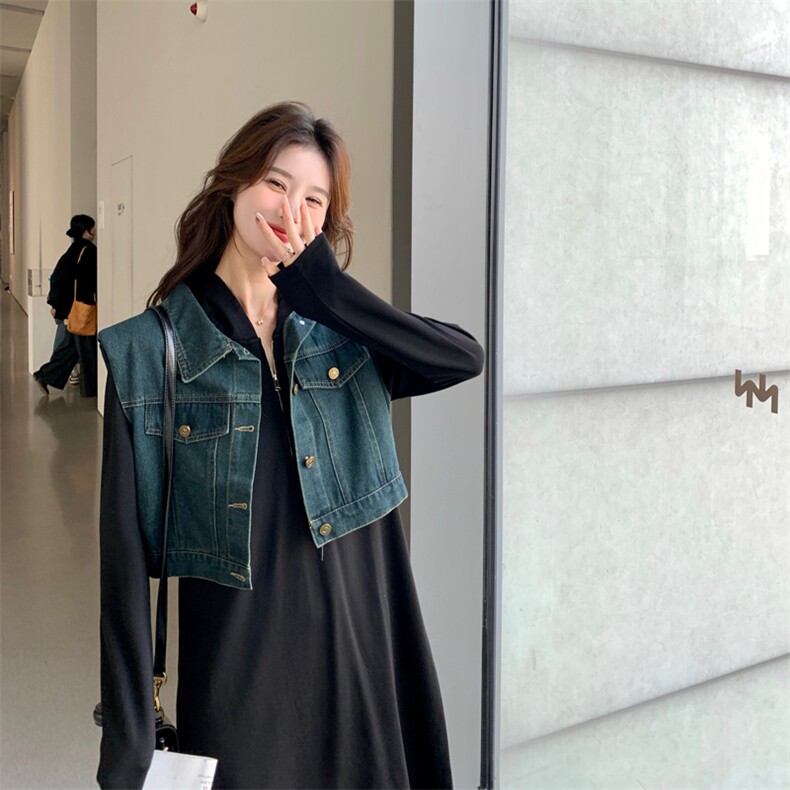 【bao款现货】2024新款女装春装休闲牛仔两件套266-P135-K188,女装套装/套裙,多米2-075