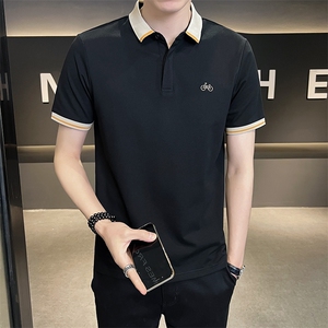 主推款2023小单车短袖刺绣大码翻领Polo衫轻奢半袖上衣T0232-P55