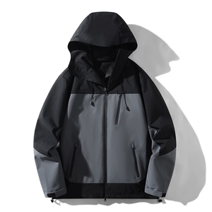 新款男女高品质户外登山服青少年学生冲锋衣夹克外套HS6607图片