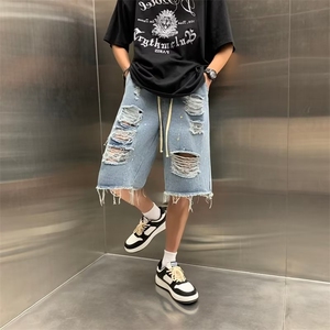 美式牛仔裤男春秋新款休闲直筒裤D545P35图片