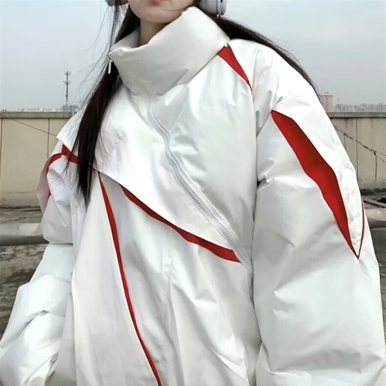 棉服美式高街高级感设计羽绒棉衣冬季帅气短款外套棉袄TT94,男装棉衣,星座1013-5