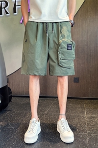DK900-P58控78口袋潮牌五分伞兵裤男士休闲时尚宽松短裤2025新款图片