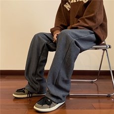 冬季加绒加厚波浪纹垂感休闲裤大码M~5XLXZ604-KG53JR-P65控78，男装卫衣，星座604