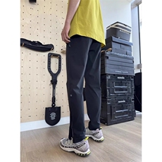 W10193-P45网图现货垂感弹力宽松休闲长裤侧拉链微锥工装裤，男装工装外套，星座1608