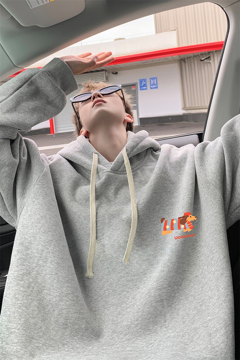 连帽卫衣男大码胖子帽衫大号运动服WY2438-P35,男装卫衣,电商A040