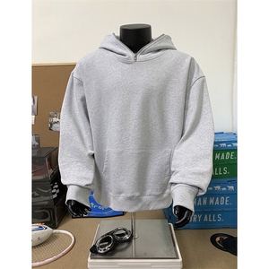 假模主推 美式420克重磅忍者半拉链连帽卫衣宽松休闲卫衣D396 P78图片