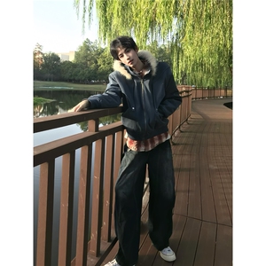 活页结构座山雕外套棉服男款冬季美式小众多形态穿法御寒保暖棉衣图片