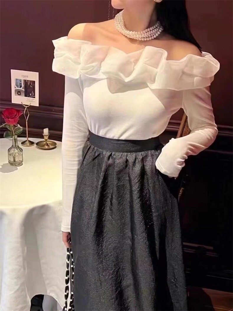 现货现货！一字肩上衣，实在太美，其它，CHERRY·印