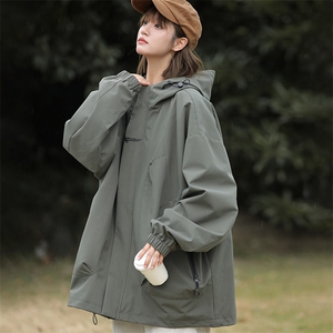 904-2-MY745-68特秋季登山服户外宽松三防连帽夹克男女同款图片