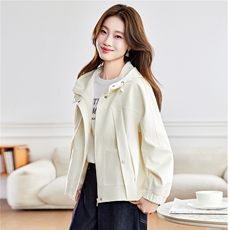 现货！2026年春季小个子春秋外套女，女装短外套，沐七七