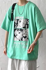 22年纯高品质新款重磅港风潮牌短袖宽松落肩T恤MT3520-P45，男装T恤，星座717