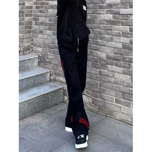 加绒加厚休闲裤长裤子直筒裤潮流韩版男士修身运动裤弹力宽松百搭图片