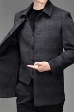 CKSC2262钱塘2020-2中年男士商务休闲简约百搭冬季厚款夹克P355，男装夹克，钱塘207-2