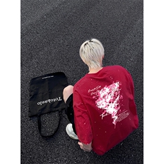 可48小时发货支持抖音得物来样二开美式满天星亮片短袖T恤MTX721，男装T恤，电商A486