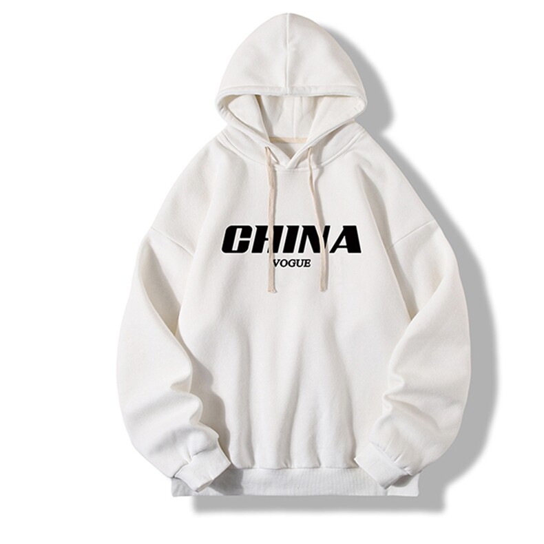 纯棉连帽卫衣男大码运动帽衫宽松薄WY2001-P35加绒款-P40,男装卫衣,电商A040