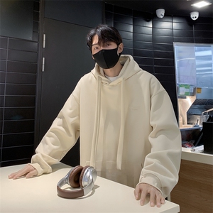 连帽卫衣纯色连帽外套图片