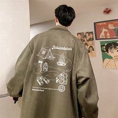 麂皮绒夹克男大码立领褂子外套JK85336-P68加绒款-P78，男装夹克，电商A040