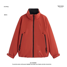 平铺~新标90白鸭绒冬季新款冲锋衣立领拼色羽绒服E100/P268，男装夹克，电商B331