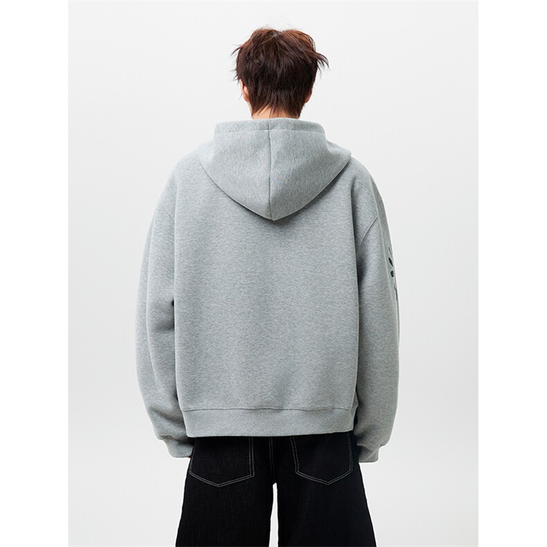 WYDD005-特P47美式连帽卫衣男女同款字母印花情侣开衫外套,女装短外套,星座712A-1