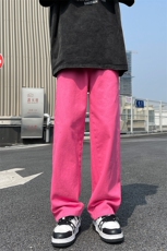 8XL-M特大码高级垂坠感休闲裤男薄款冰丝裤宽松直筒拖地裤K964P48，男装休闲裤，电商D206-1