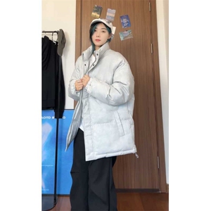 特批60 控价89 脏脏款棉衣港风高级晕染印防风加厚保暖棉袄MY8977图片