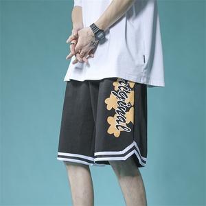 703-DK272-P28 品质跑量款 夏季男大码冰丝印花休闲短裤M-5XL图片