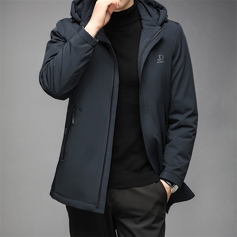 AN9832钱塘2020-3秋冬新款中老年男士羽绒服连帽休闲保暖外套P275,男装羽绒服,钱塘207-3