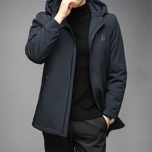 AN9832钱塘2020-3秋冬新款中老年男士羽绒服连帽休闲保暖外套P275图片