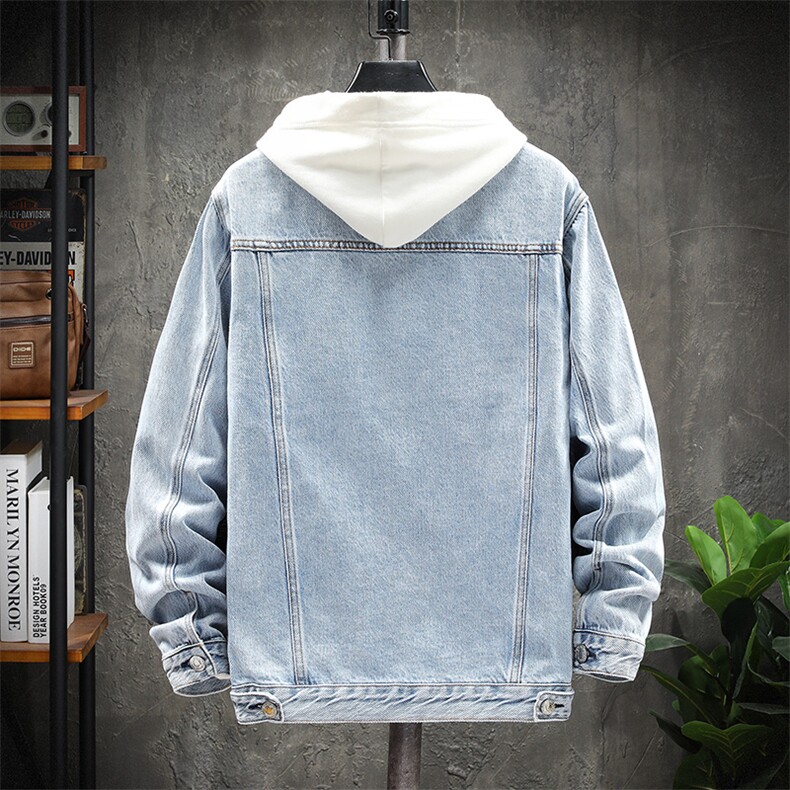 挂拍男士外套秋季新款韩版ins潮流上衣服牛仔夹克秋装9155-P85,男装夹克,电商A318